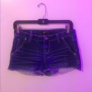 Denim shorts